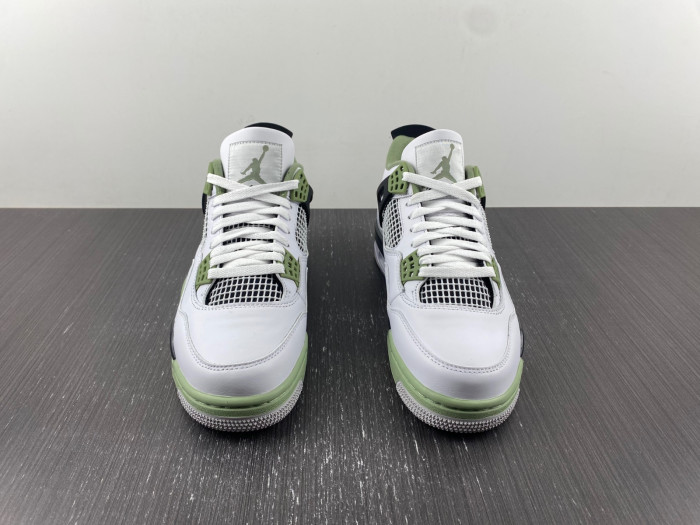 air jordan 4 wmns "oil green" aq9129-103