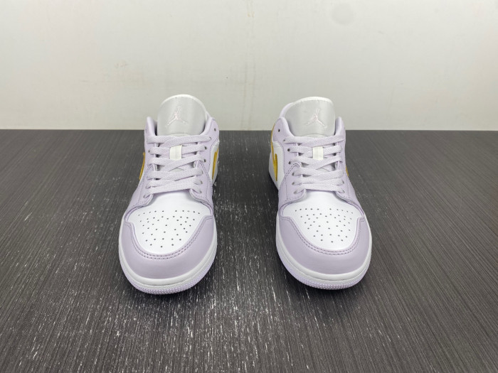 air jordan 1 low wmns purple yellow dc0774-501