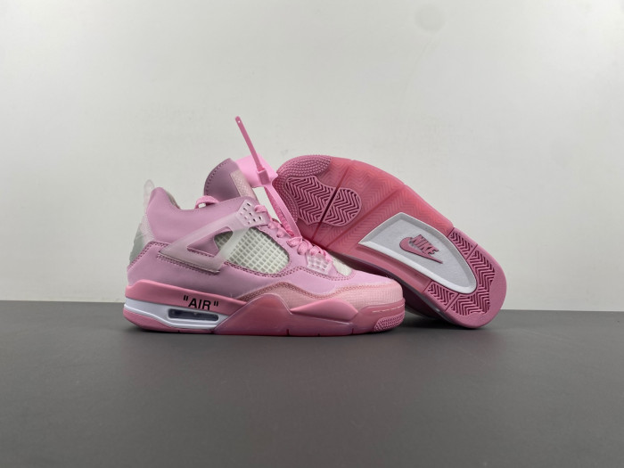 off-white x jordan 4 “pink”