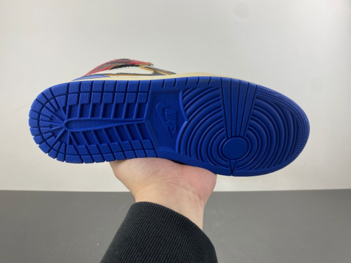 Jordan 1 Retro High OG SP Fragment x Union LA Varsity Red Sport Royal