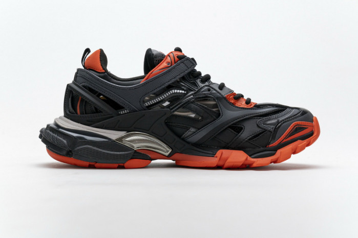 belanciaga Track 2 Sneaker Dark Grey Orange 570391 W2GN1 2002