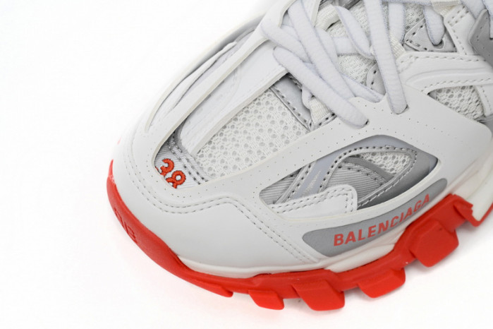 belanciaga Tess S.White Grey Red 542436 W3DB2 7663