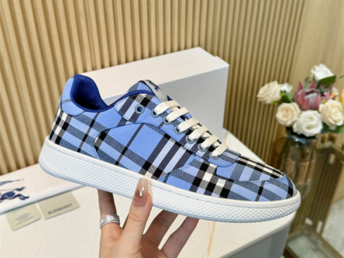 Bur*berry Check Terrace Sneakers BBR--3008