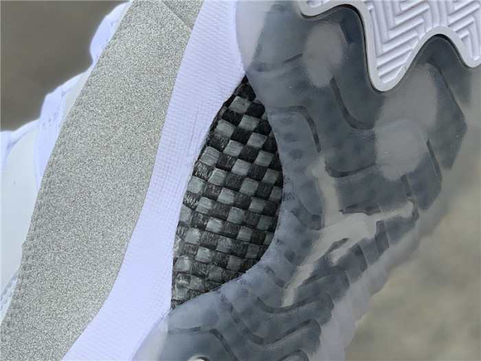 air jordan 11 retro "metallic silver" ar0715 100