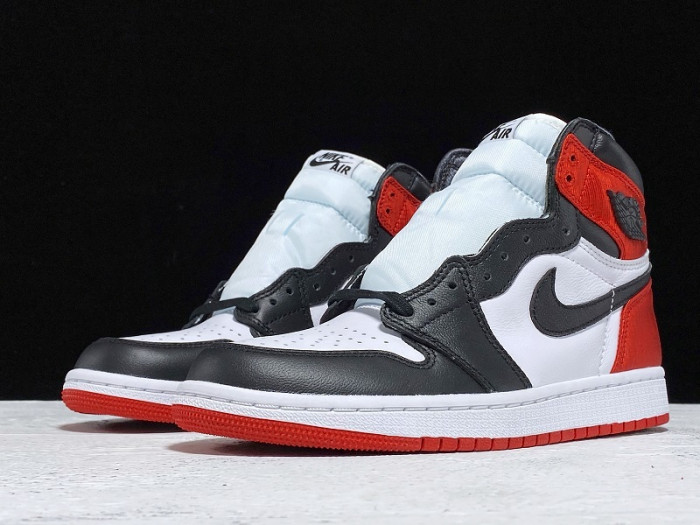 air jordan 1 high og "satin black toe" - cd0461-016