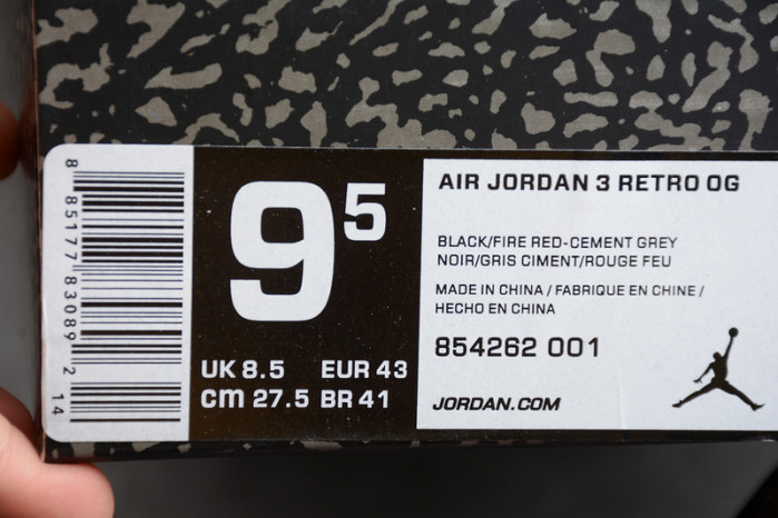 air jordan 3 retro og 