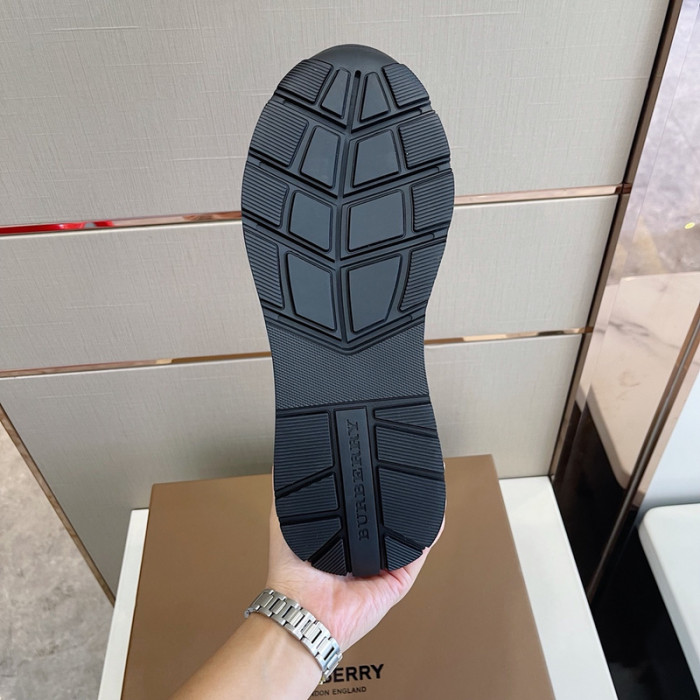 Bur*berry Vintage Check, Leather and Mesh Sneakers