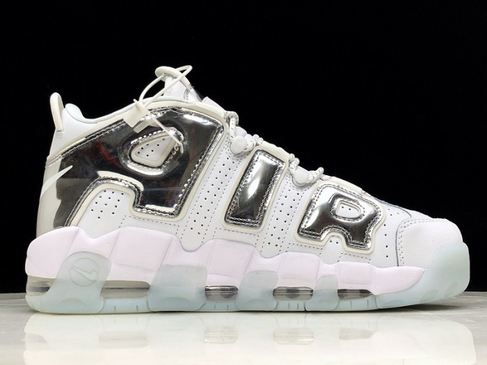 nike air more uptempo white Ch*0me blue tint 917593-100