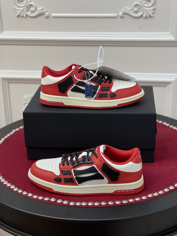 amiri* skel leather sneakers