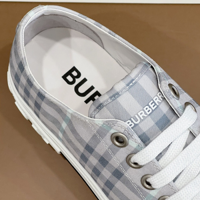 Bur*berry Vintage Check Cotton Sneakers