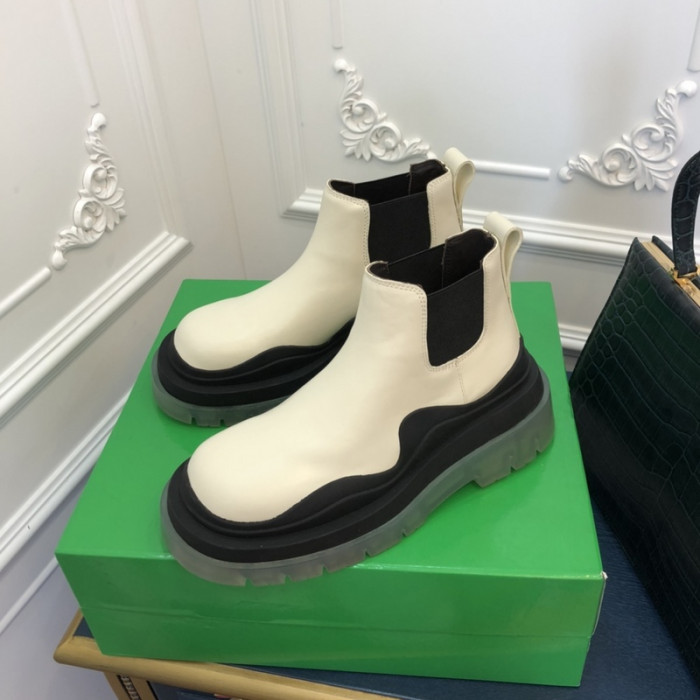 Botteg*Venta Tire Leather Ankle boots