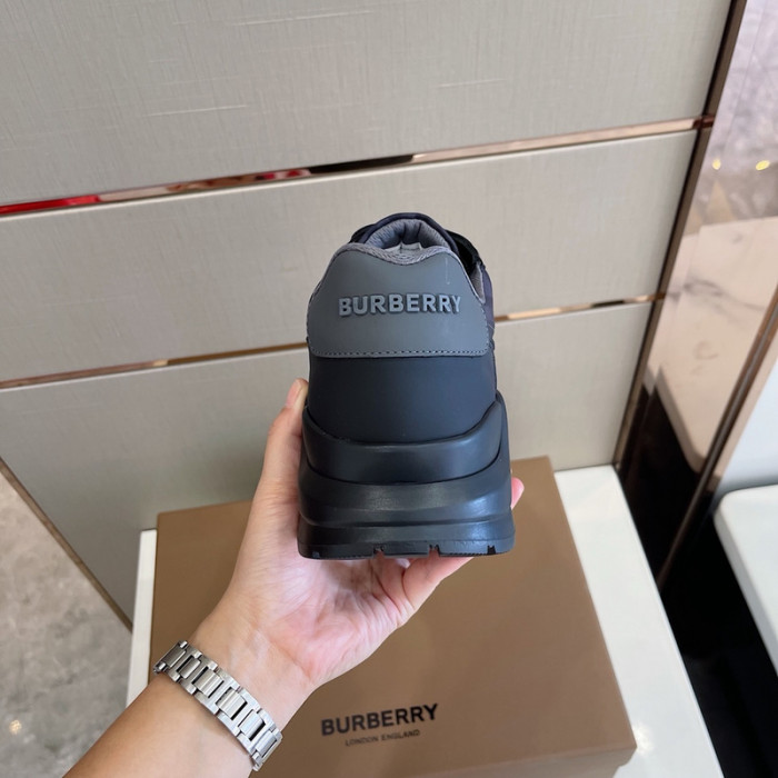 Bur*berry Vintage Check, Leather and Mesh Sneakers