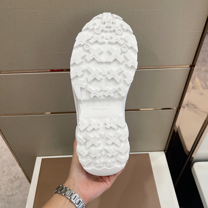 Bur*berry Check Cotton Arthur Sneakers