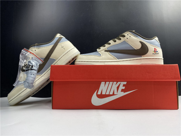travis scott x playstation x nike dunk low cu1726-800