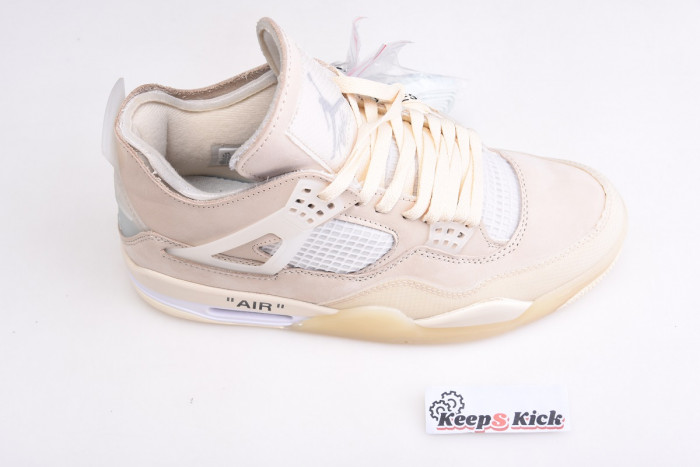 off white air jordan 4 sail cv9388-100