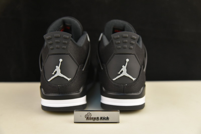 air jordan 4 "black canvas" dh7138-006