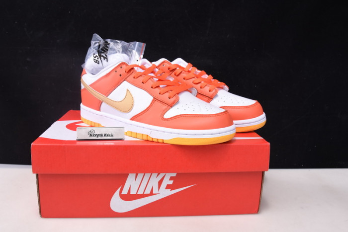 nike dunk low "golden orange" dq4690-800