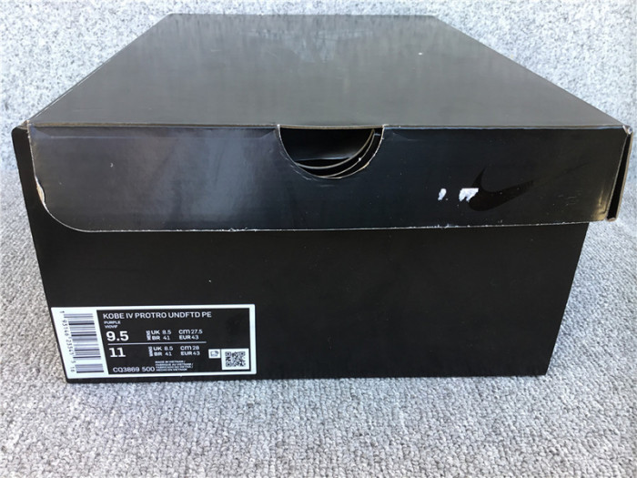 undefeated x kobe 4 protro 