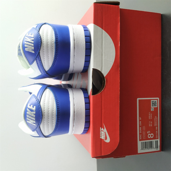 nike dunk low sp kentucky (2020) white/royal blue cu1726-100